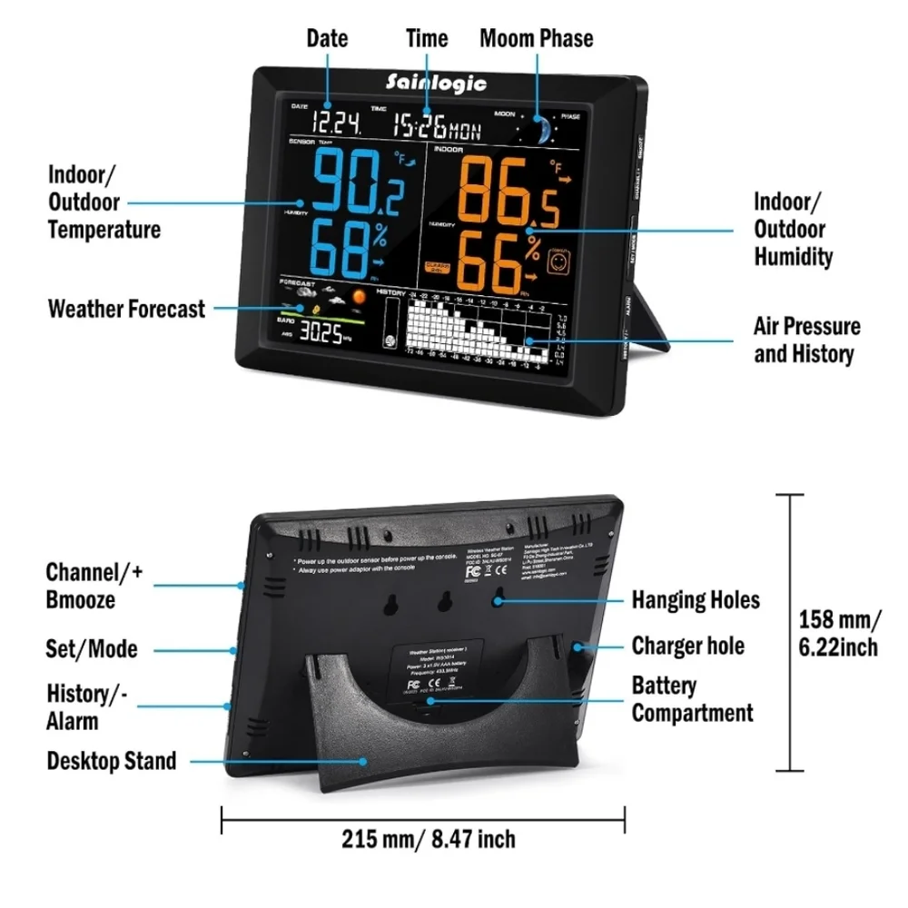 Weather Station Indoor Outdoor